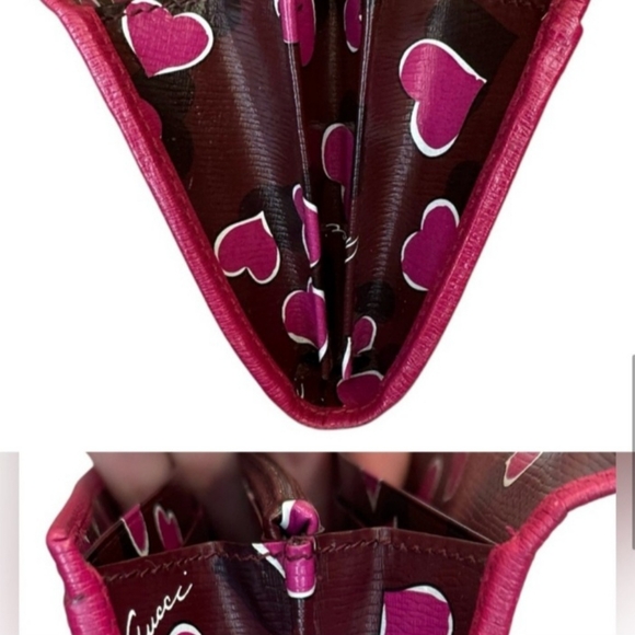 EUC Gucci Limited Edition Takeru GG interlocking hearts long wallet - Picture 6 of 9